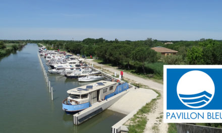 Label Pavillon bleu pour le port de plaisance de Gallician