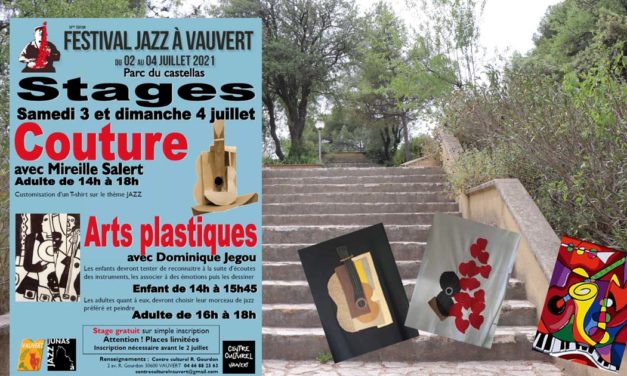 Les ateliers du Centre culturel Robert Gourdon au Festival Jazz à Vauvert