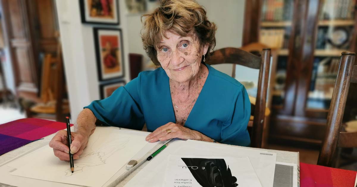 Marise André expose au caveau des maîtres vignerons de Vauvert