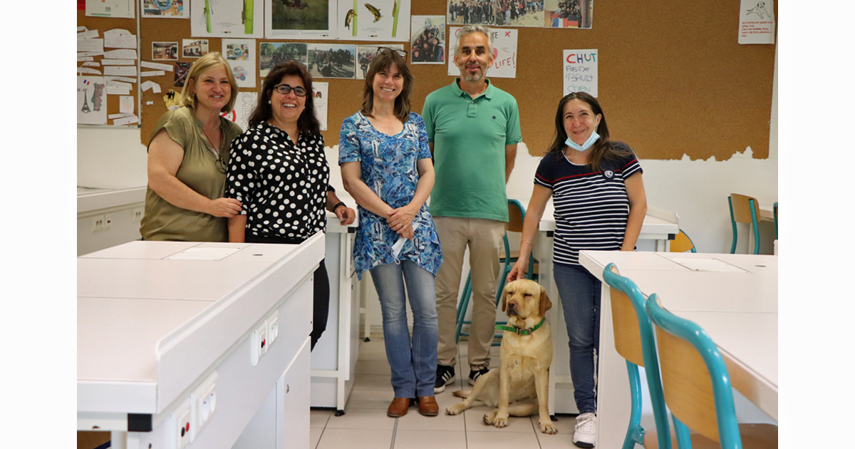 Trois professeurs portugais venus échanger au collège de Vauvert