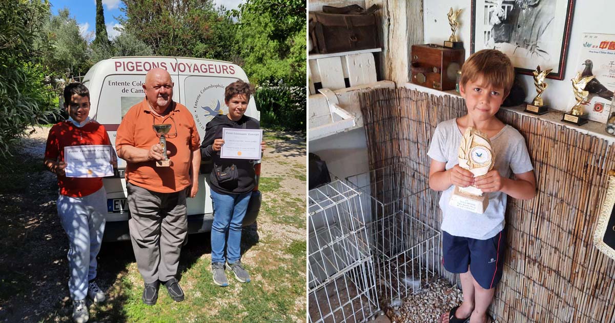 À chaque concours colombophile son propre Trophée
