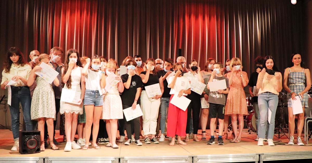 À l’école de musique, la remise des diplômes a clôturé une année scolaire très compliquée