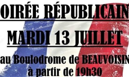 Soirée républicaine à beauvoisin