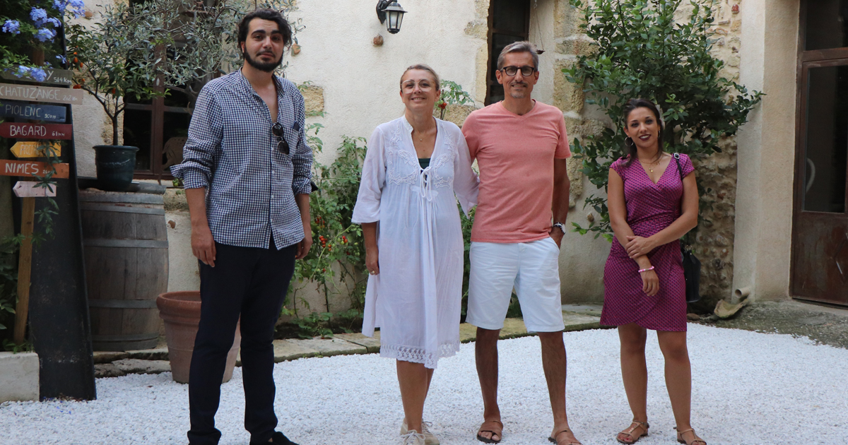 IMBERT IMBERT et GiedRé, deux soirées « désaxées » ces 13 et 14 août dans la cour de Bénédicte et Bertrand