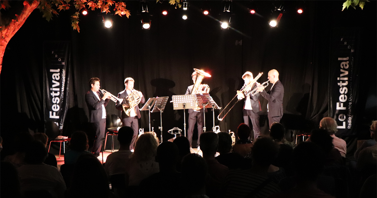 Concert Radio France Occitanie : Local Brass quintet a emballé le public