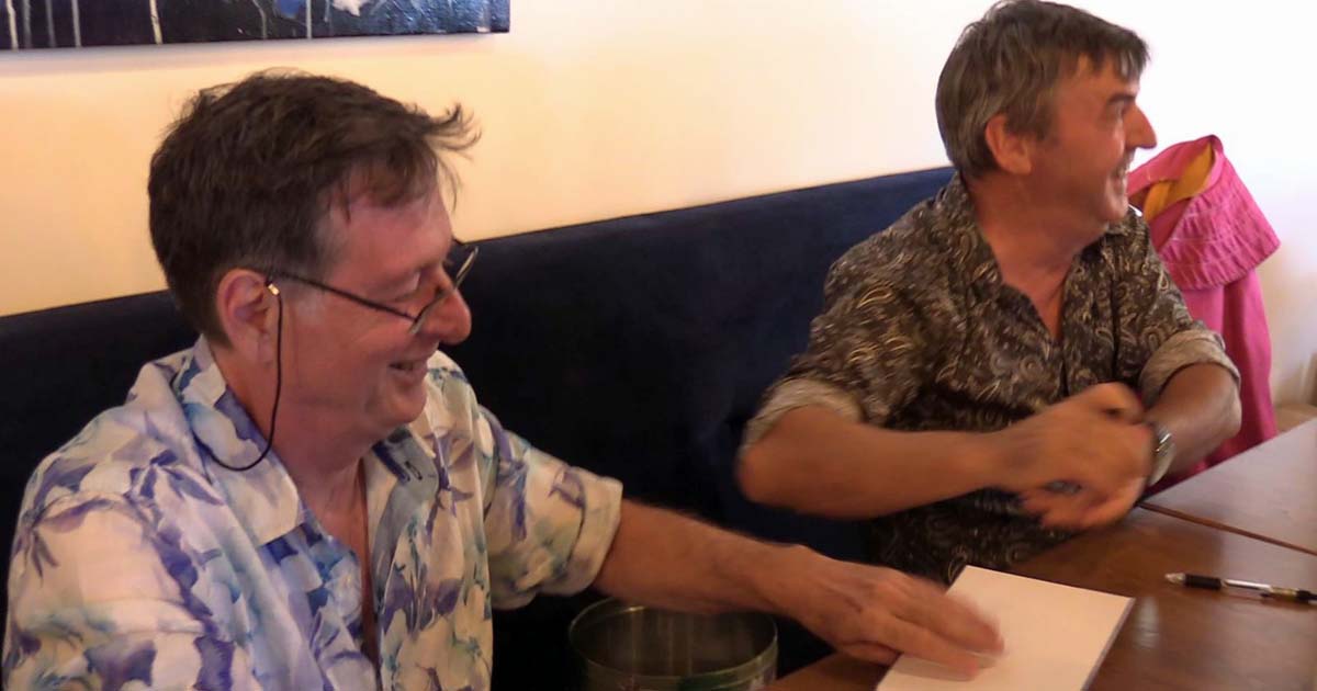 Dédicace de  Patrick Bricongne et Marc Guyot