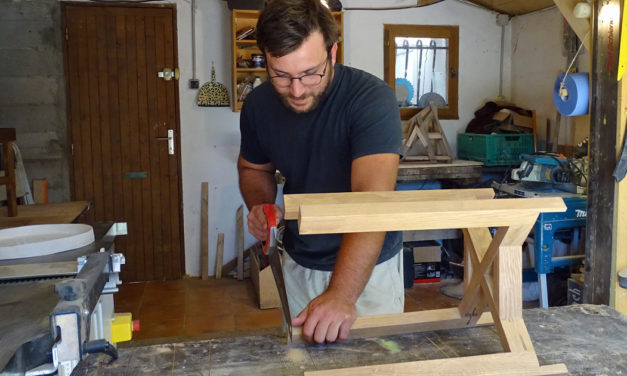 Romain Vincent expose ses créations en bois ce week-end à la boutique « Comme à la maison »