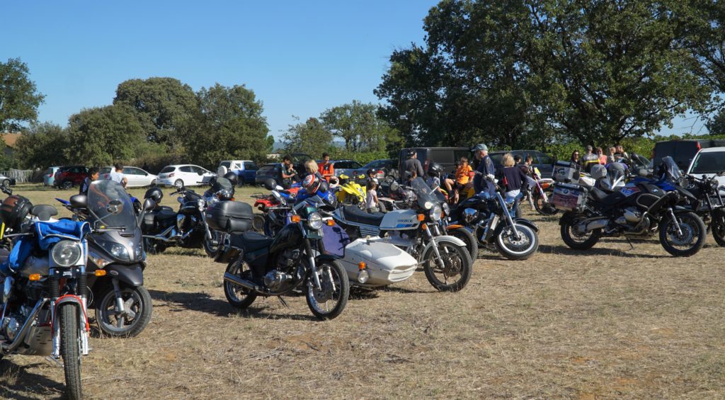 réunion de motos