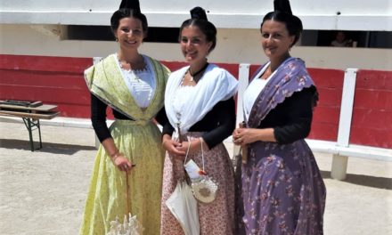 Prise du ruban pour Cloé lors de la Fèsto vierginenco