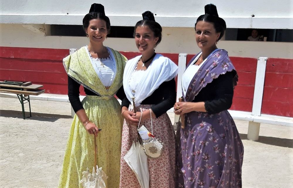 Prise du ruban pour Cloé lors de la Fèsto vierginenco