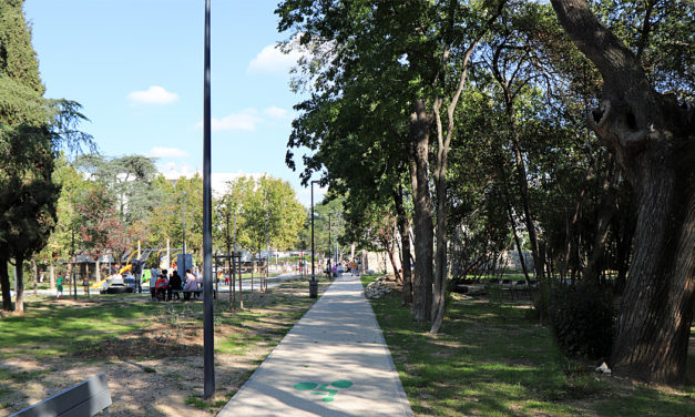 Le jardin Molines, magnifique parc public, préfigure le renouvellement urbain de Vauvert