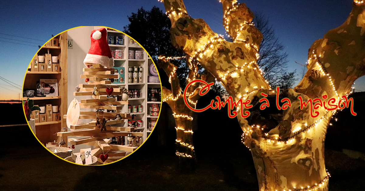La boutique “Comme à la maison” s’illumine !
