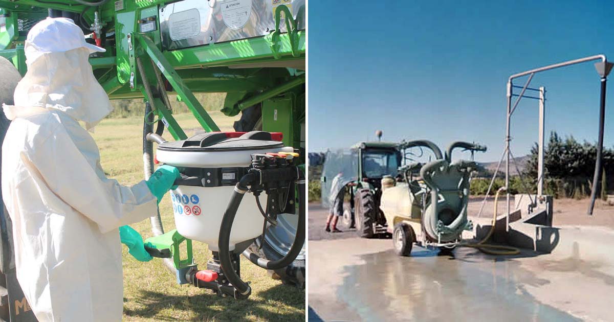 Bientôt une station collective de lavage de pulvérisateurs sur Aubord