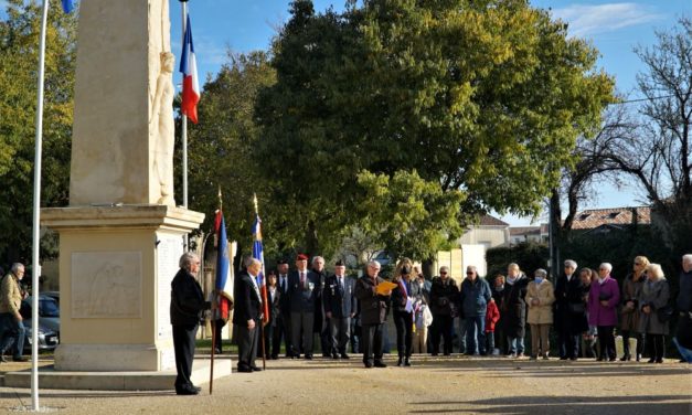 Souvenir du 11 novembre 1918 à beauvoisin Franquevaux