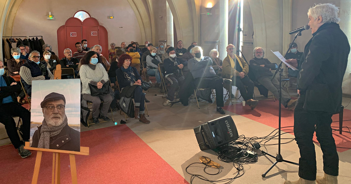Hommage à Michel Falguières par la compagnie Beau Parleur