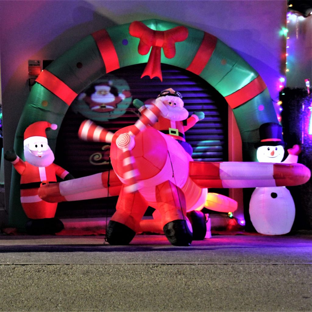 l'avion du père Noël