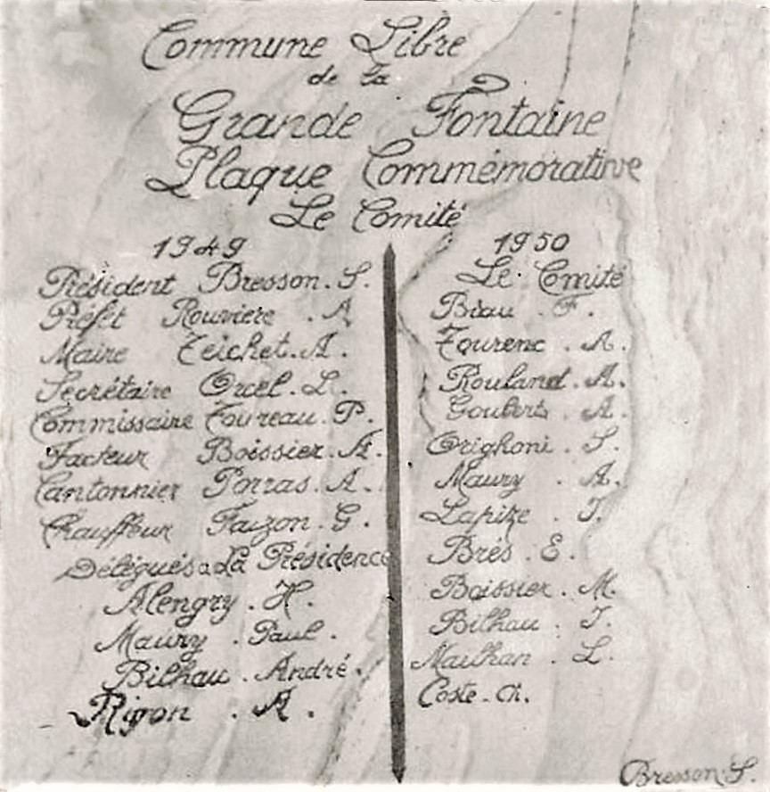 Commune Libre Grande Fontaine