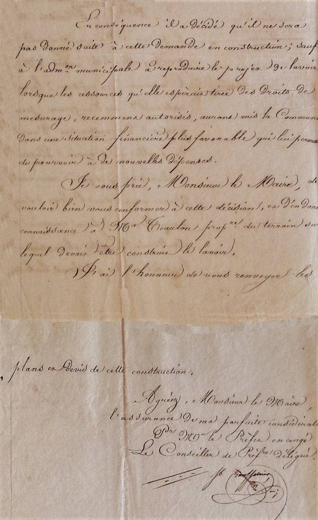 Lettre du Préfet du Gard
