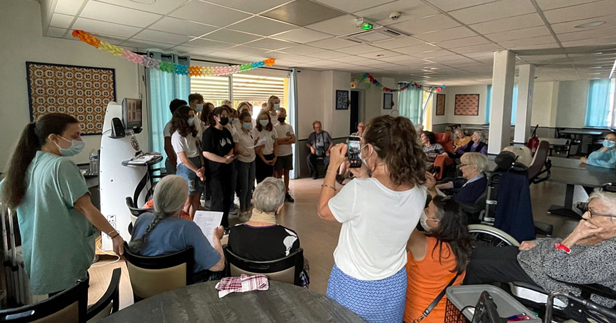 Cap sur l’intergénérationnel à l’Accueil de Vauvert