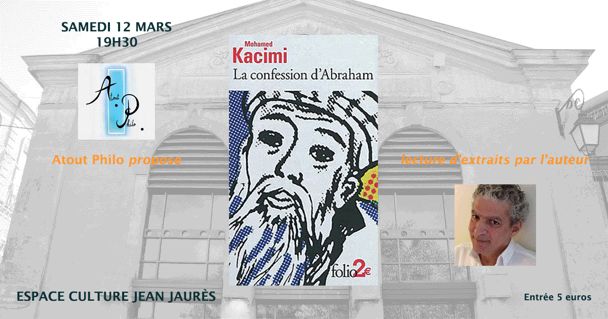 « La confession d’Abraham » par son auteur Mohamed Kacimi