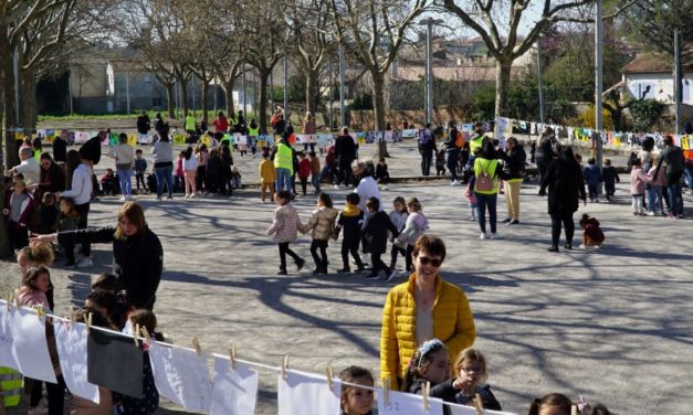 LA GRANDE LESSIVE AU BOULODROME DE BEAUVOISIN