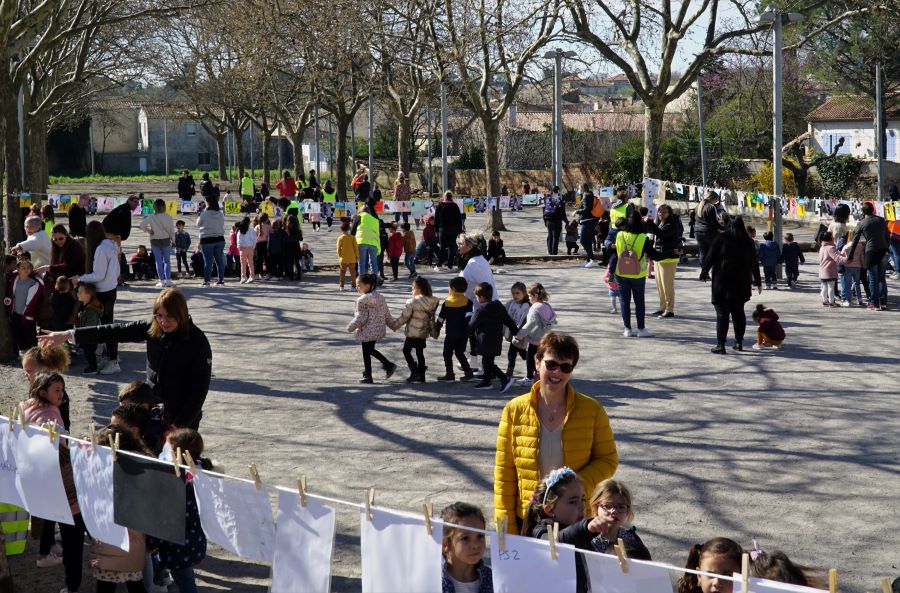 LA GRANDE LESSIVE AU BOULODROME DE BEAUVOISIN