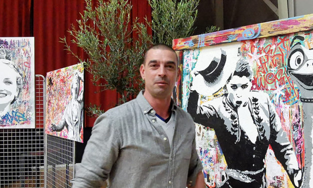 Le peintre Vauverdois Teddy Drapp mélange street art et traditions taurines