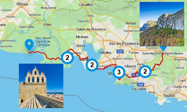 Marche inaugurale des Saintes-Maries de la Mer à Marseille du chemin des Saintes et Saints de Provence