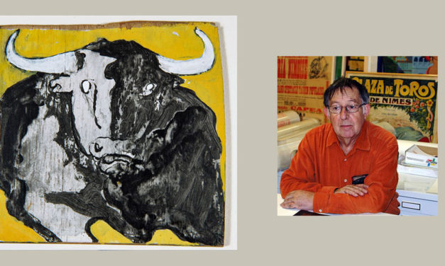« Tauromachies et taureaux » par Claude Viallat