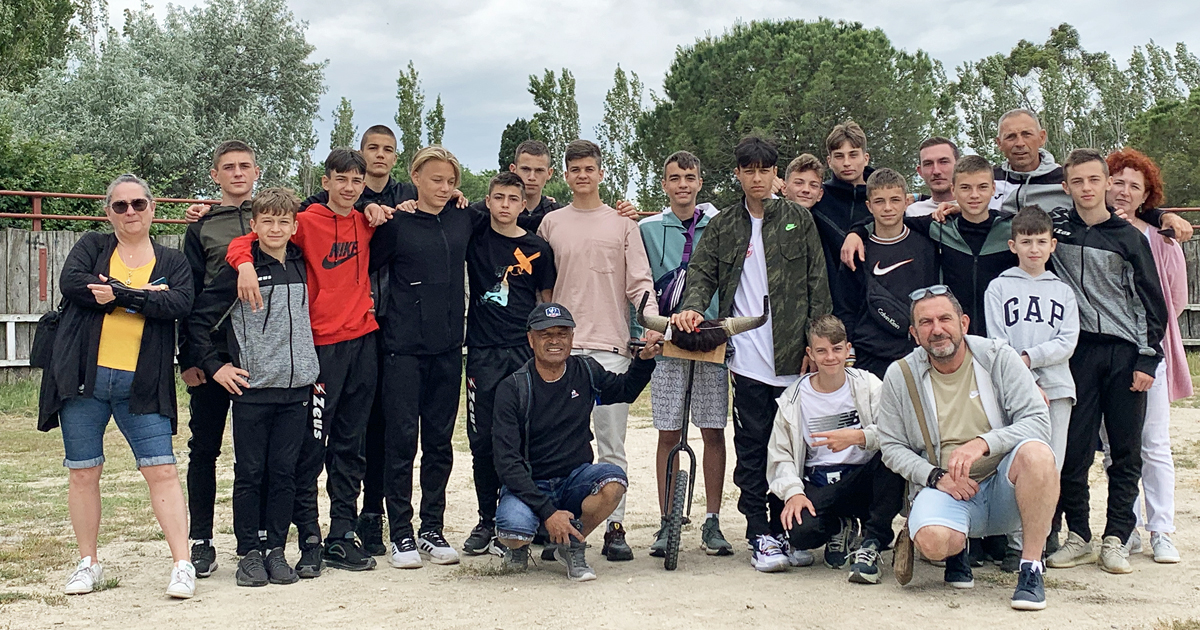 Un groupe de jeunes Ukrainiens accueillis au Scamandre