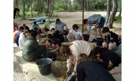 Les élèves latinistes du collège sur le site d’Ambrussum