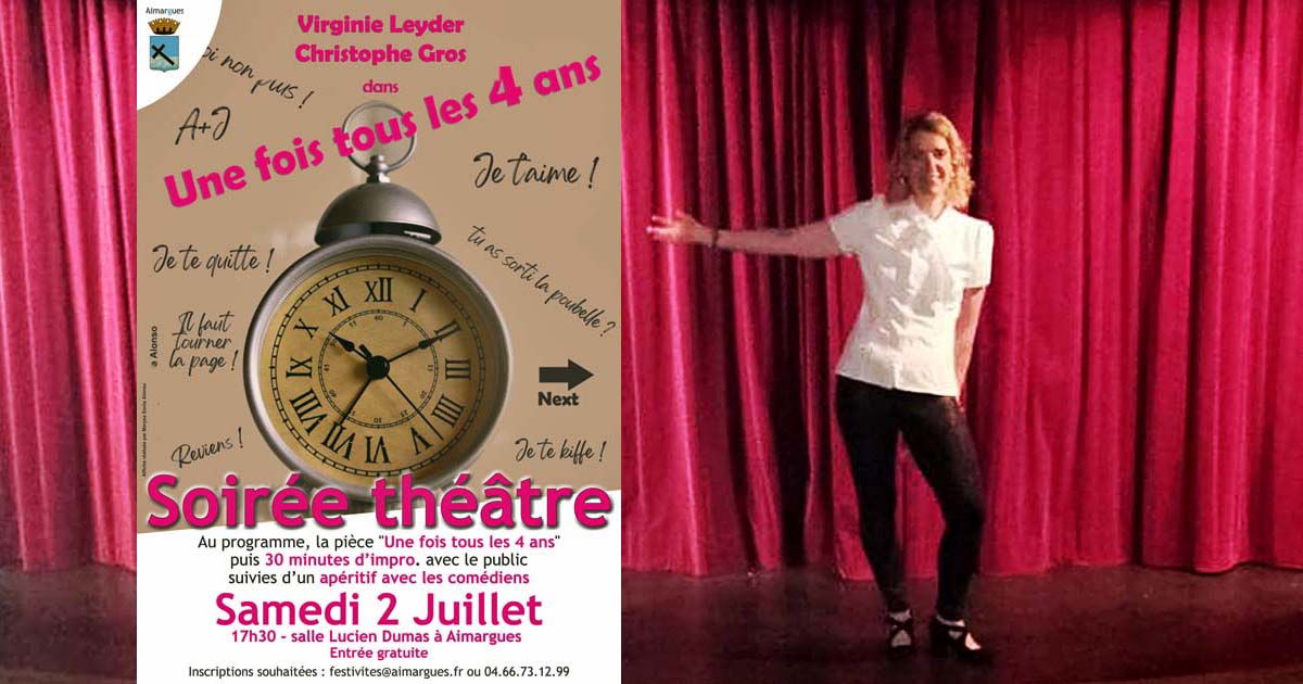 Soirée comédie musicale ce samedi à Aimargues