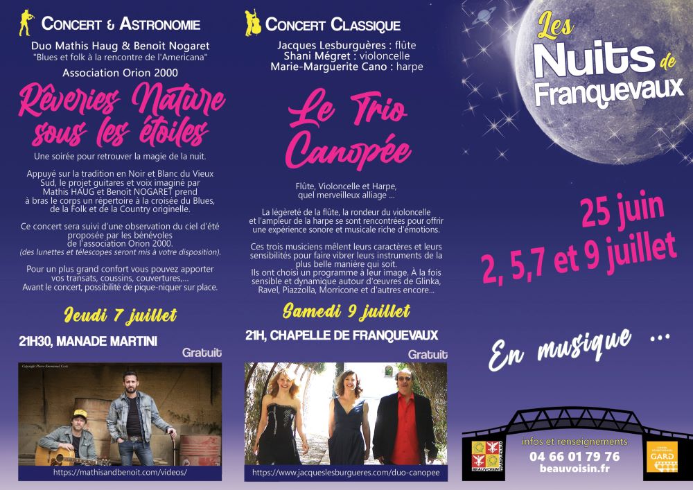 Programmation festival