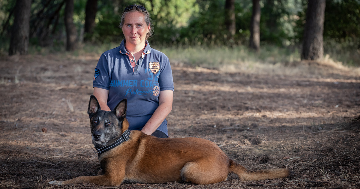 AUDREY, ses chiens… sa passion