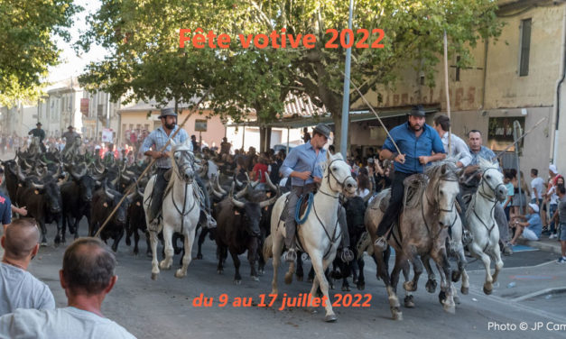 La fête votive Aimargues démarre ce 9 juillet avec une gase