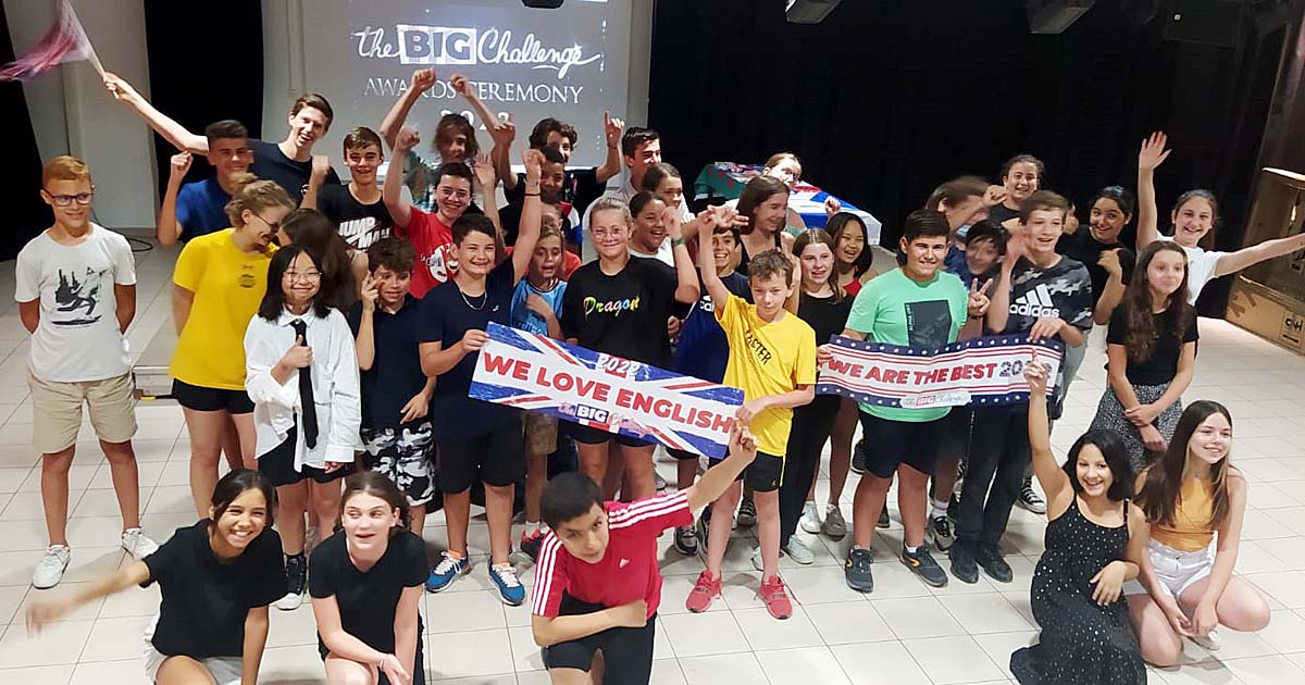 We love English at La Vallée Verte !