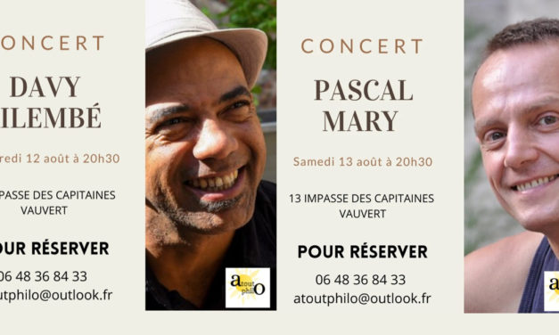 Les soirées désaxées du mois d’août avec Atout Philo 