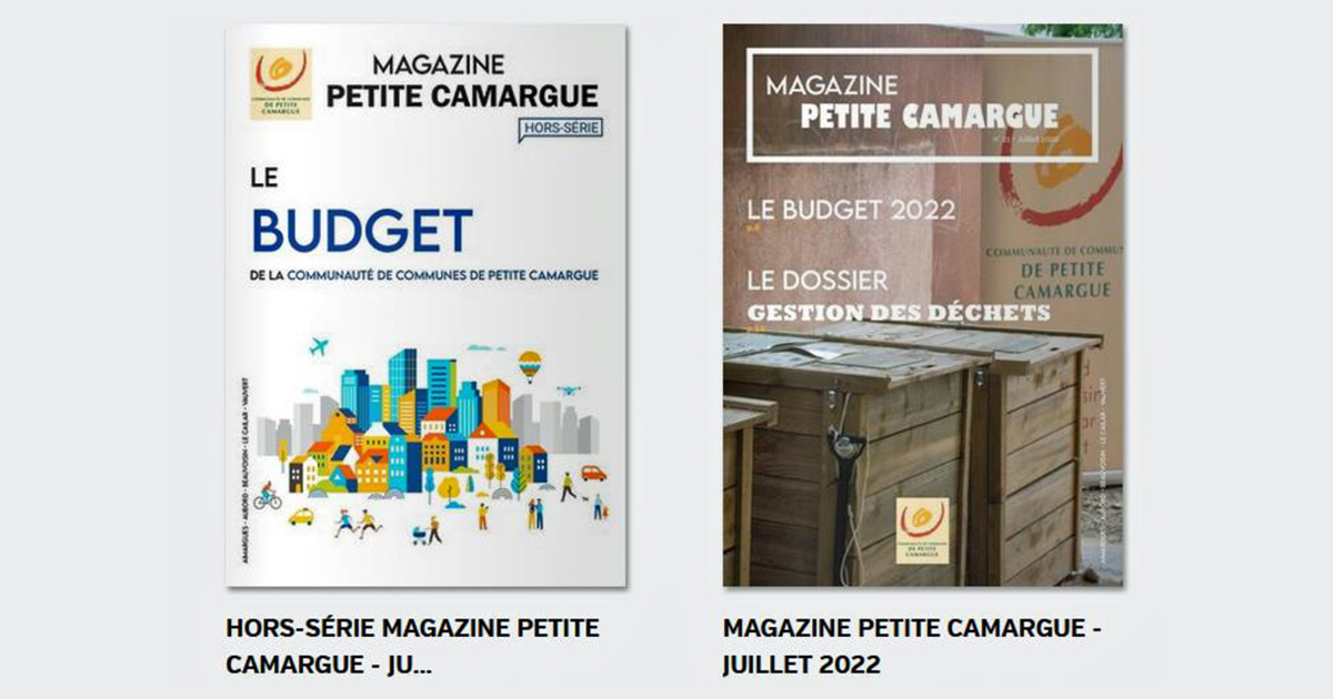 Le magazine communautaire Petite Camargue évolue