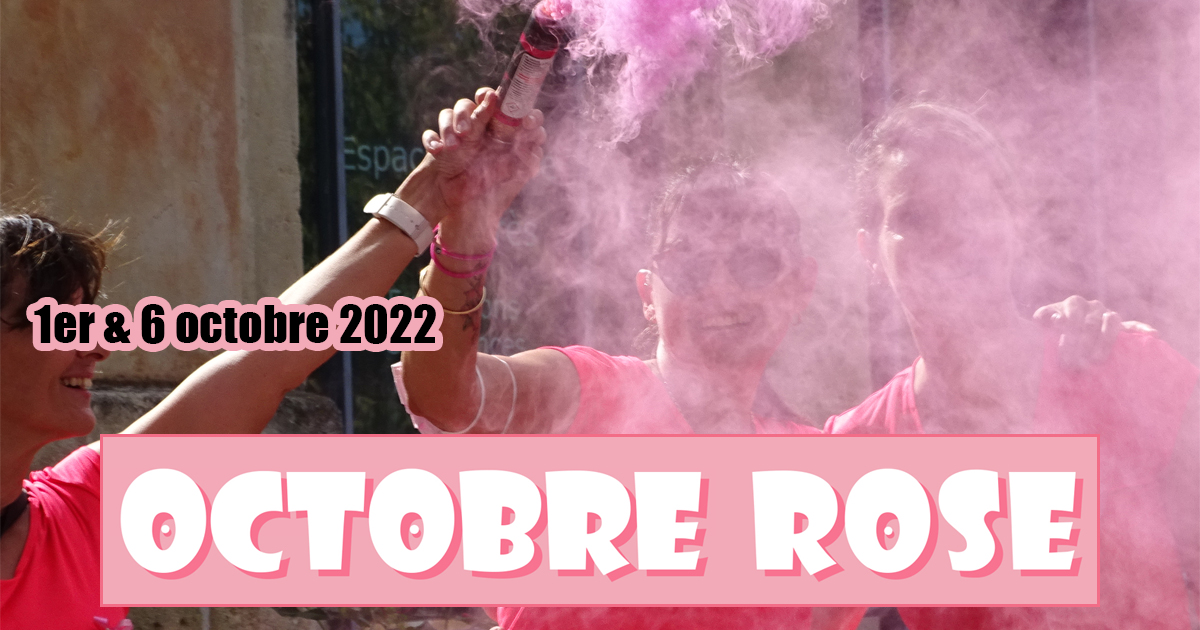 Les 1er et 6 octobre, on voit la vie en rose !