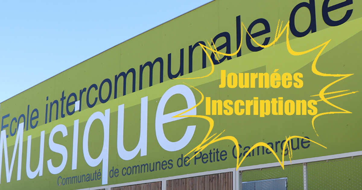 Journées d’inscription à l’École de musique