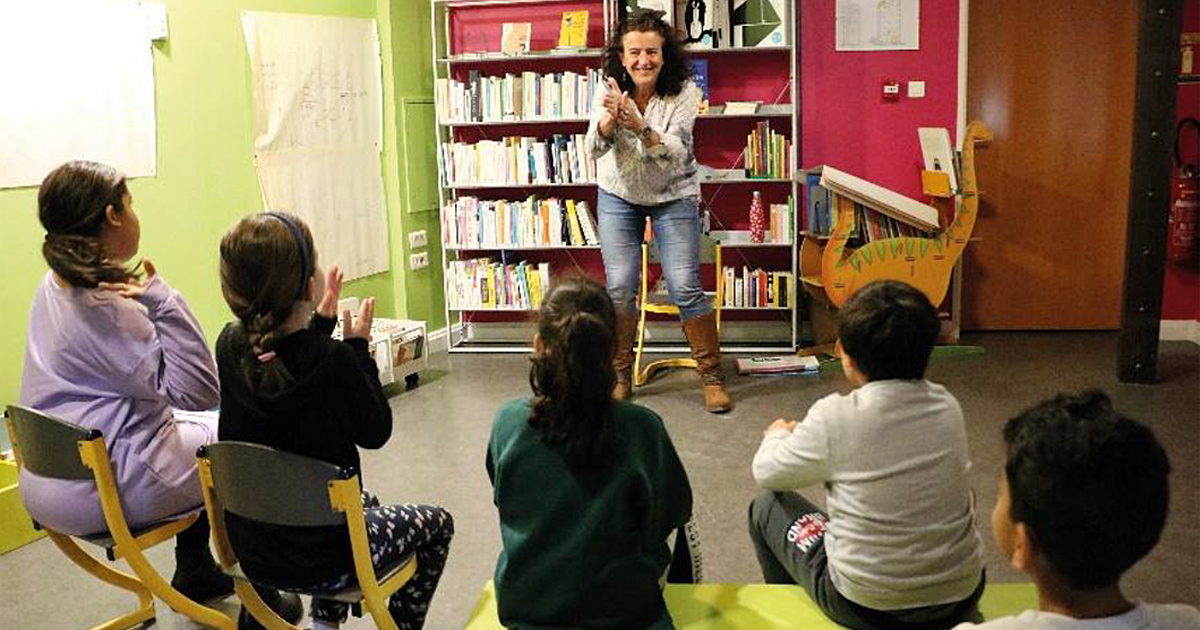 La parole est donnée aux jeunes enfants, dans le cadre du Festival 1001 contes en vallée verte