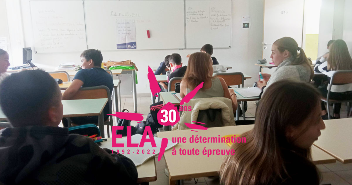 Les collégiens de la Vallée Verte se mobilisent contre les leucodystrophies