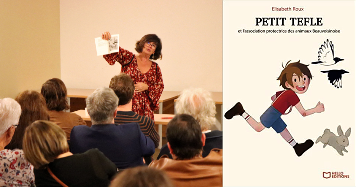 Petit Tèfle rencontre un franc succès pour sa première présentation aux beauvoisinois  et sa soirée de dédicaces