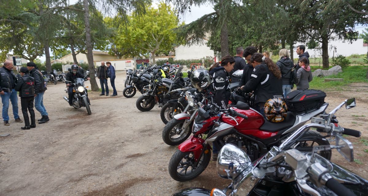 Grand rassemblement de motos à Franquevaux