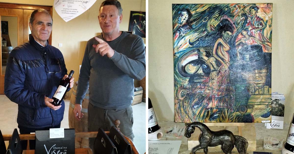 Vauvert : le Domaine du Vistre accueille l’artiste Max Dejardin à l’occasion du primeur