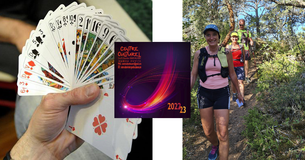 Vauvert : nouvelles activités du centre culturel, marche et tarot