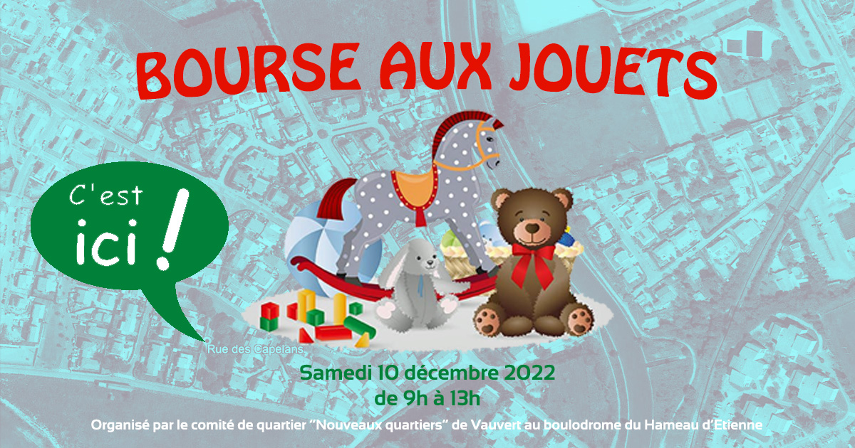 Le comité de quartier « nouveaux quartiers » organise sa première bourse aux jouets
