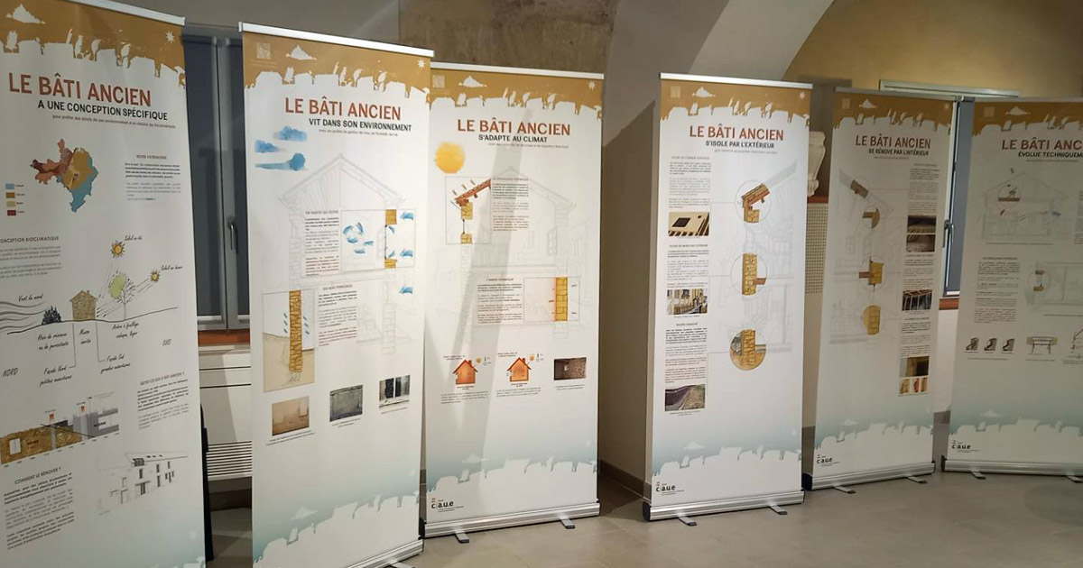 « L’amélioration énergétique du bâti ancien », une expo à ne pas manquer