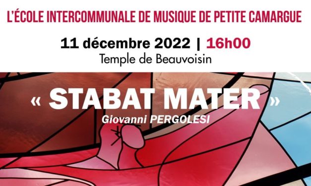 Concert de Musique  “Stabat Mater” au Temple de Beauvoisin